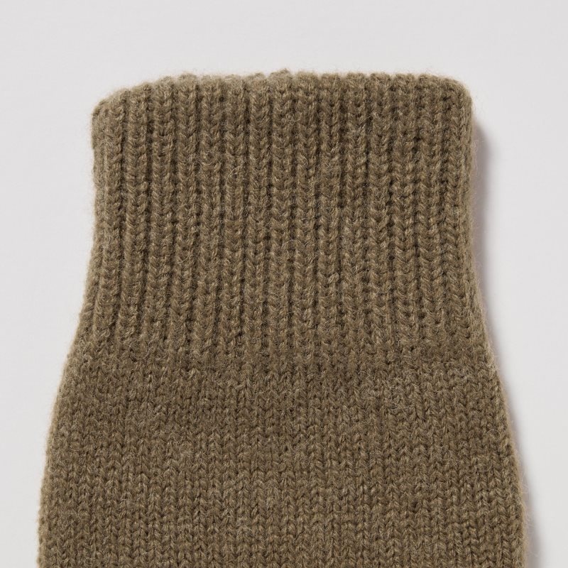 Brown Uniqlo HEATTECH Men Gloves | 5468060