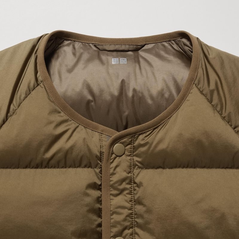 Brown Uniqlo Recycled Down Men Jackets | 8365864