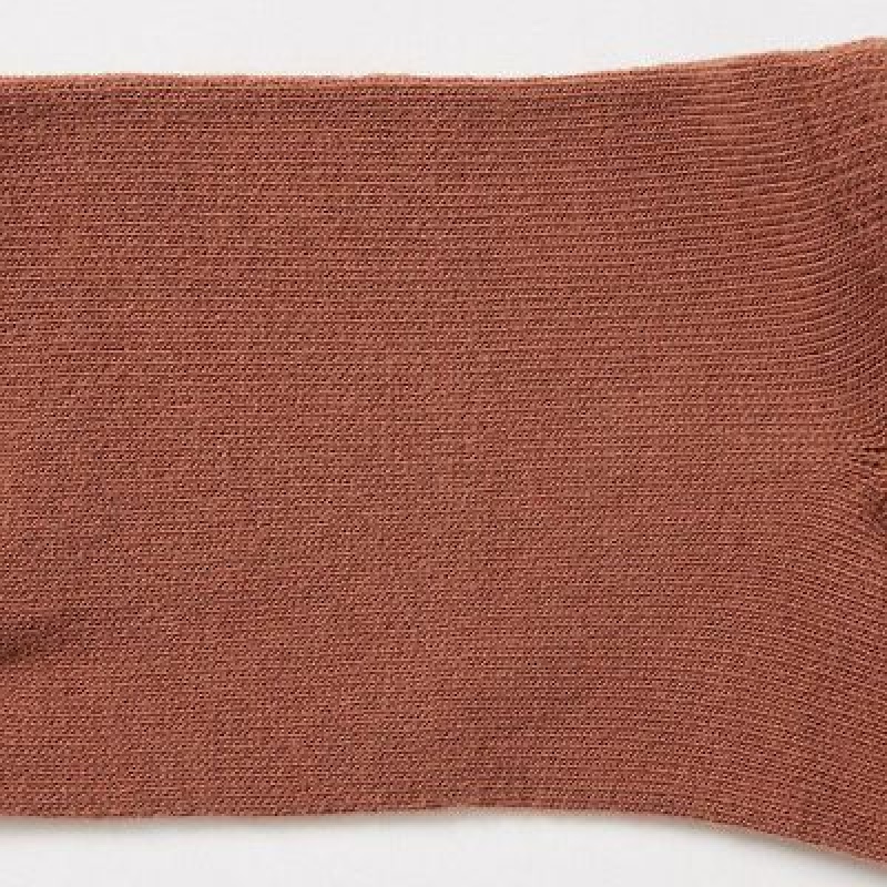 Brown Uniqlo Short (3 Pairs) Women Socks | 6418964
