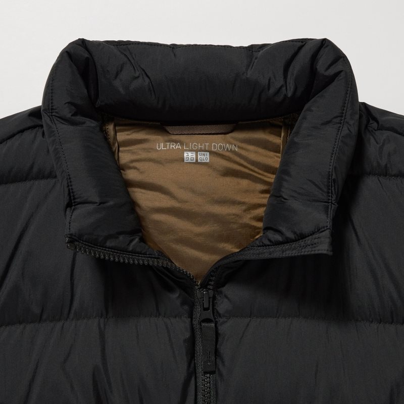 Brown Uniqlo Ultra Light Down 3d Cut Wide Quilt Color Block Men Jackets | 2155874