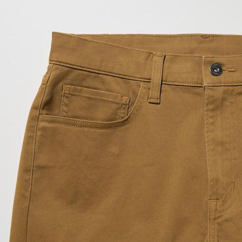 Brown Uniqlo Ultra Stretch Color Women Jeans | 5077835