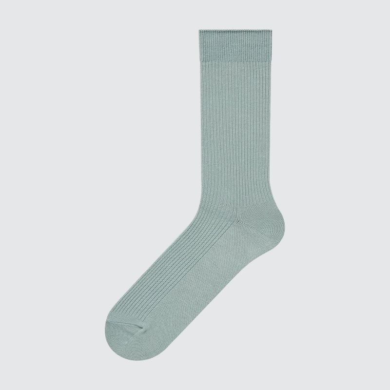 Green Uniqlo Colorful 50 Men Socks | 4771647