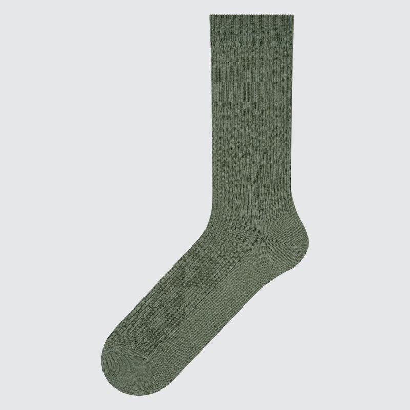 Green Uniqlo Colorful 50 Men Socks | 7837521