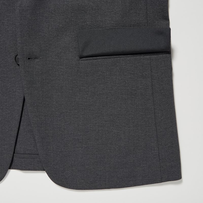 Grey Uniqlo Airsense Wool Like Ultra Light Men Jackets | 8924483