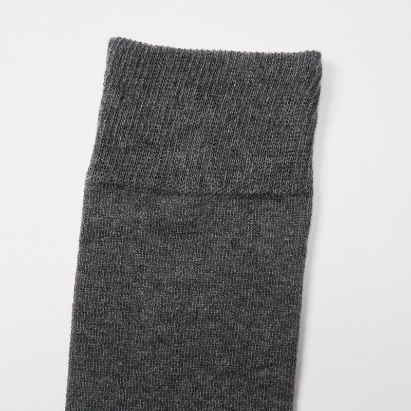 Grey Uniqlo Color Block Men Socks | 3706862