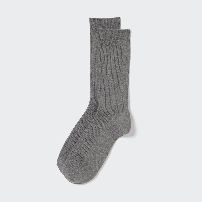 Grey Uniqlo Colorful 50 Men Socks | 2148915