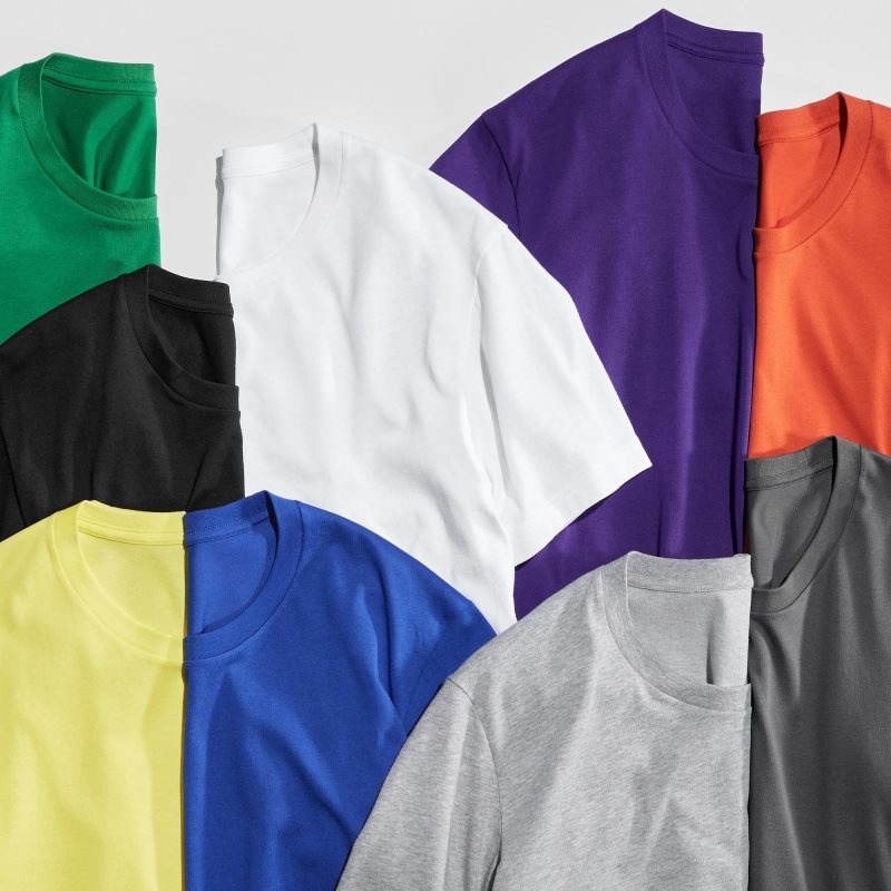 Grey Uniqlo Dry Crew Neck Short-sleeve Color Men T Shirts | 848579