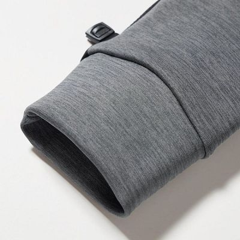 Grey Uniqlo HEATTECH Lined Stretch Women Gloves | 912525