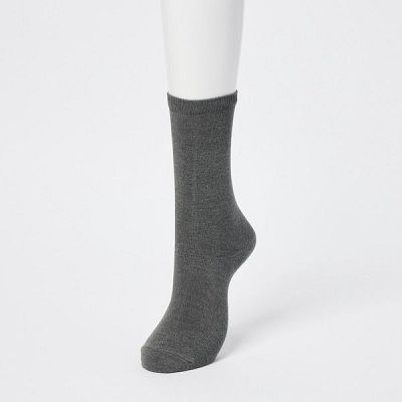 Grey Uniqlo HEATTECH Women Socks | 1481806