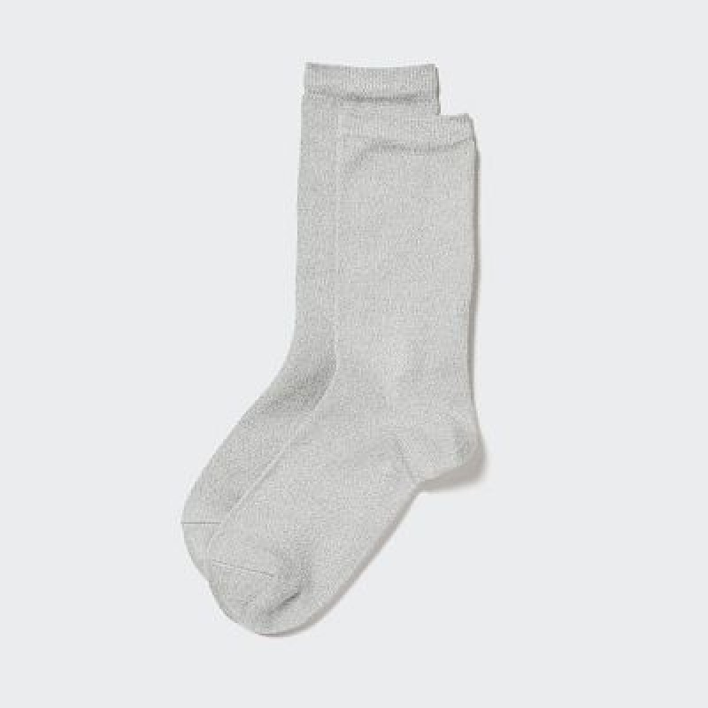 Grey Uniqlo HEATTECH Women Socks | 1481806