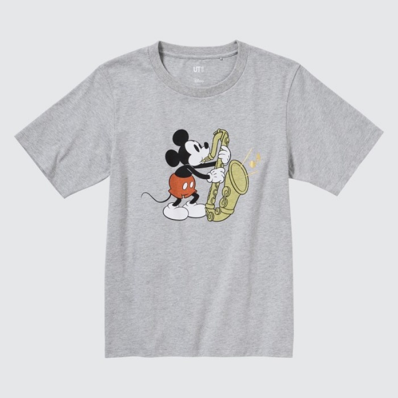 Grey Uniqlo MAGIC FOR ALL FOREVER UT Short-Sleeve Women T Shirts | 7226423
