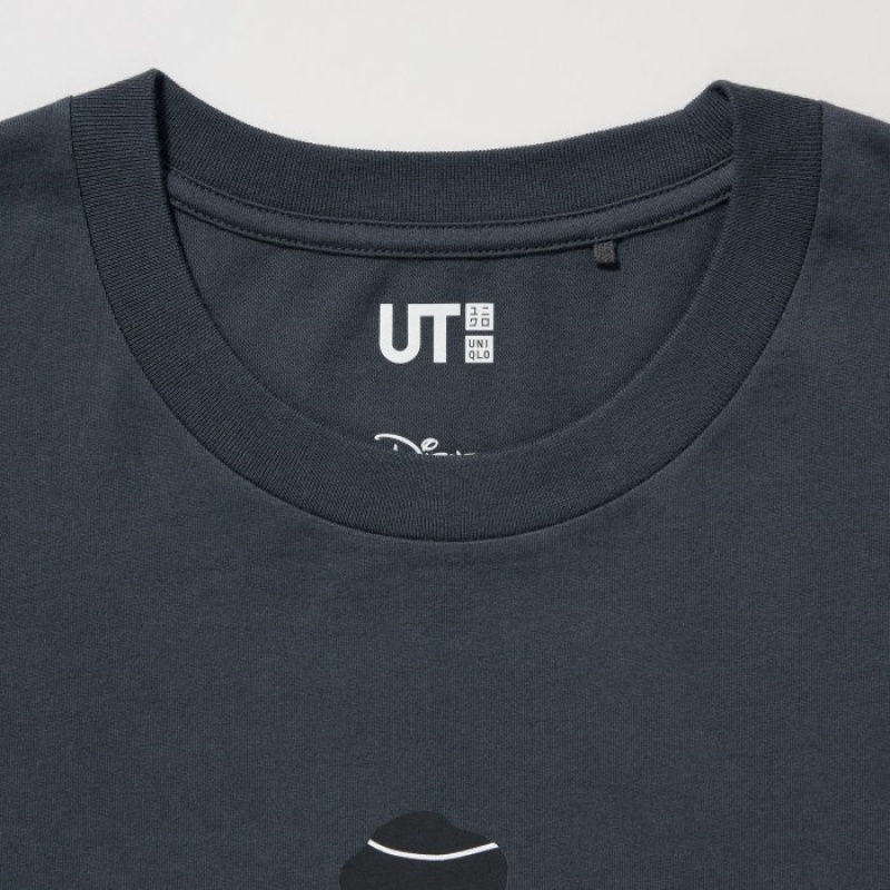 Grey Uniqlo Mickey Stands UT Short-Sleeve Women T Shirts | 9584498
