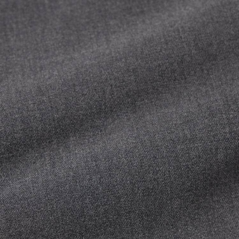 Grey Uniqlo Smart Ankle Length Men Pants | 1491467