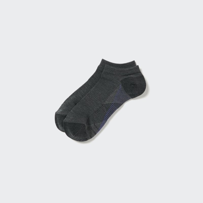 Grey Uniqlo Sports Short Men Socks | 8791367