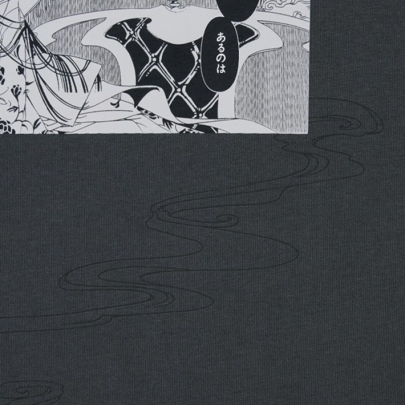 Grey Uniqlo The World of CLAMP UT Short Sleeve Women T Shirts | 2502818