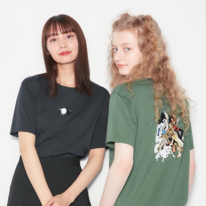 Grey Uniqlo The World of CLAMP UT Short Sleeve Women T Shirts | 2502818