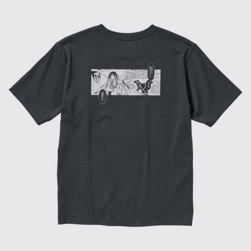 Grey Uniqlo The World of CLAMP UT Short Sleeve Women T Shirts | 2502818