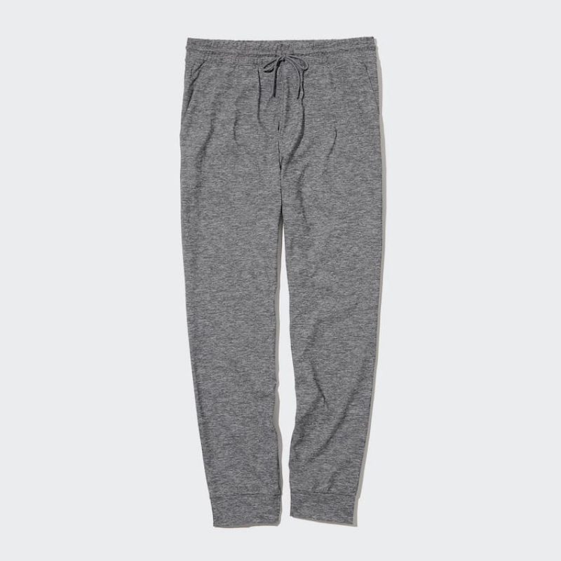 Grey Uniqlo Ultra Stretch Active Jogger Men Pants | 3242839