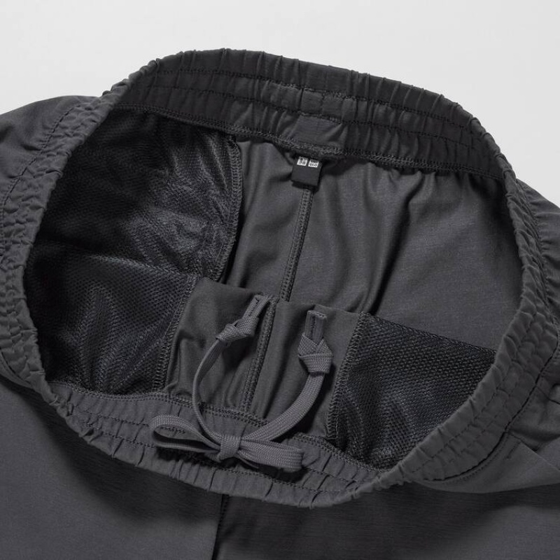 Grey Uniqlo Ultra Stretch Dry-ex Men Shorts | 8948080