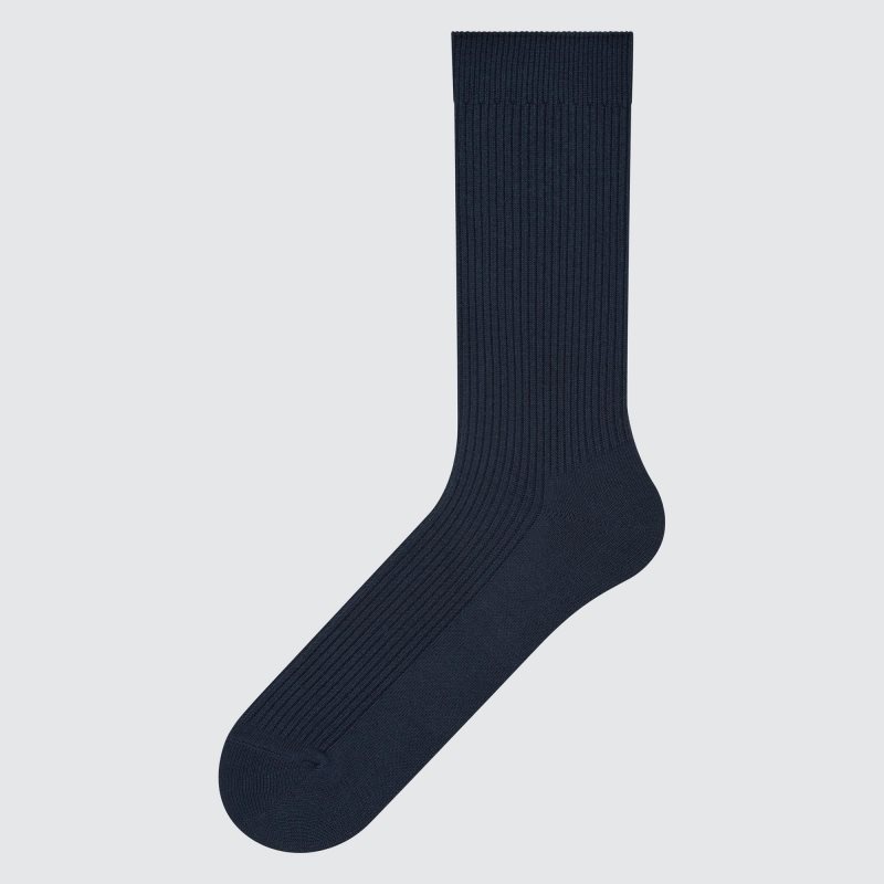 Navy Uniqlo Colorful 50 Men Socks | 335454