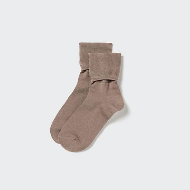 Navy Uniqlo HEATTECH 2-Way Women Socks | 9323708