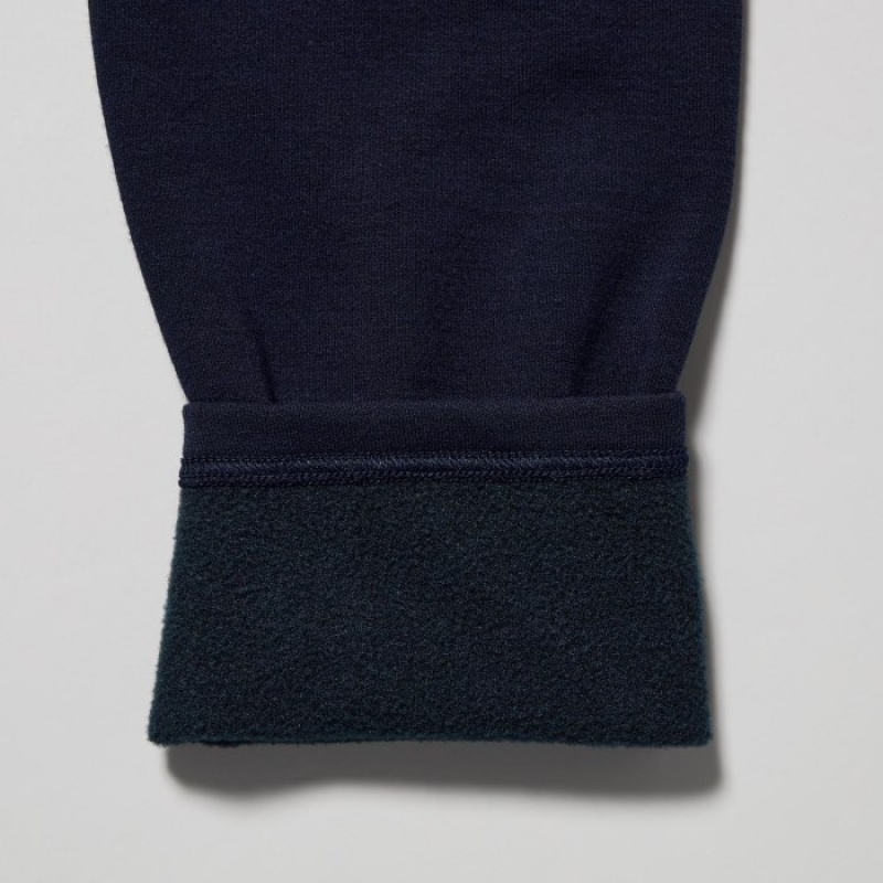Navy Uniqlo HEATTECH Ultra Warm Women Leggings | 4873425