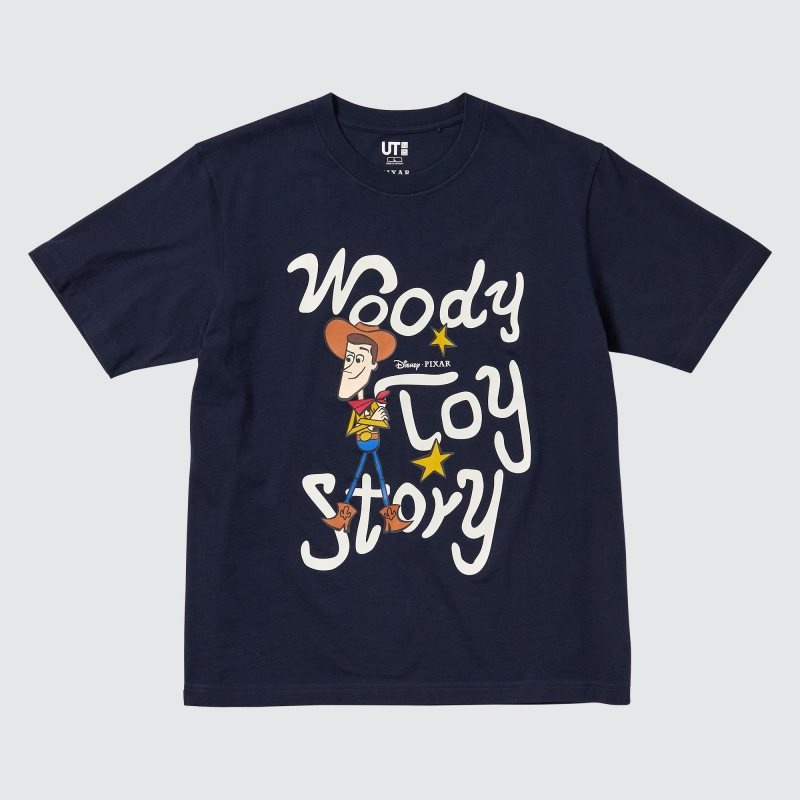 Navy Uniqlo Magic For All Timeless Favorites Ut Short-sleeve Graphic Men T Shirts | 8314921