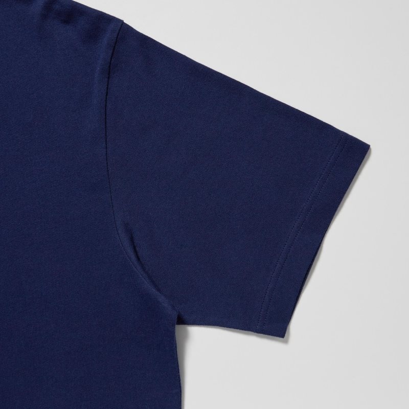 Navy Uniqlo Peace For All Lisa Larson Short-sleeve Graphic Men T Shirts | 7271539