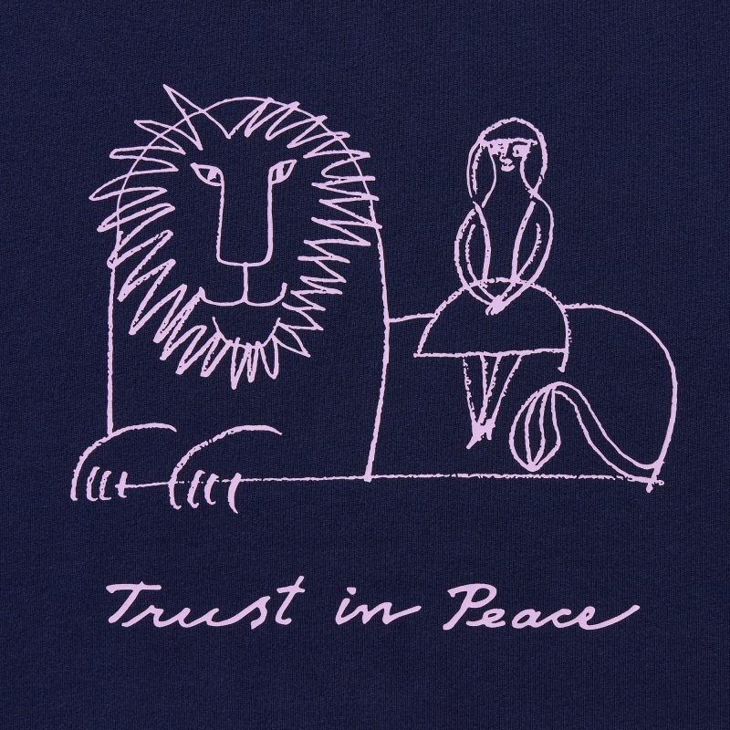 Navy Uniqlo Peace For All Lisa Larson Short-sleeve Graphic Men T Shirts | 7271539