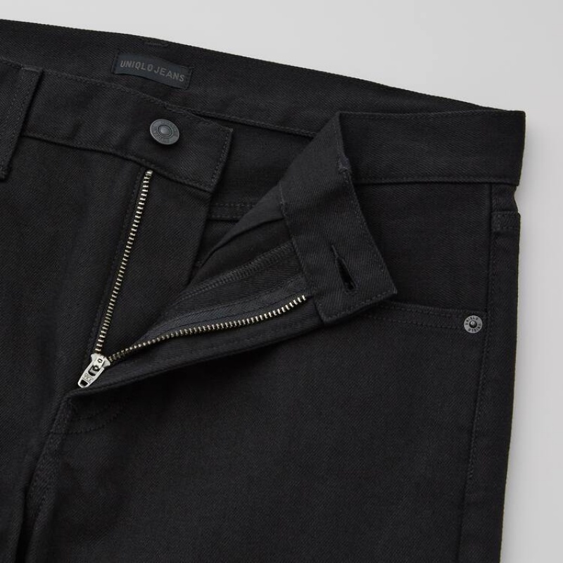 Navy Uniqlo Selvedge Stretch Slim Fit Men Jeans | 9129188