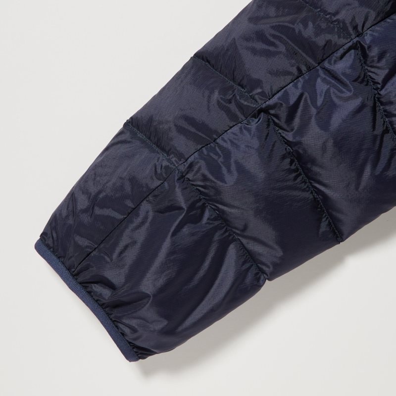Navy Uniqlo Ultra Light Down 3d Cut Men Parka | 4238379