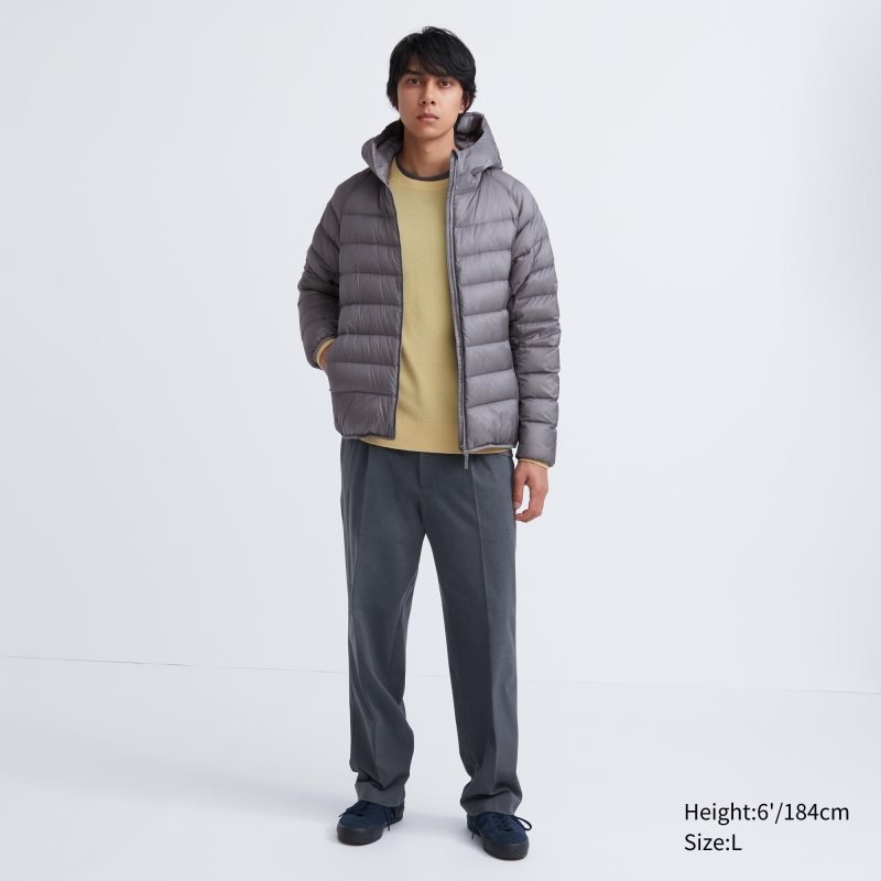 Navy Uniqlo Ultra Light Down 3d Cut Men Parka | 4238379