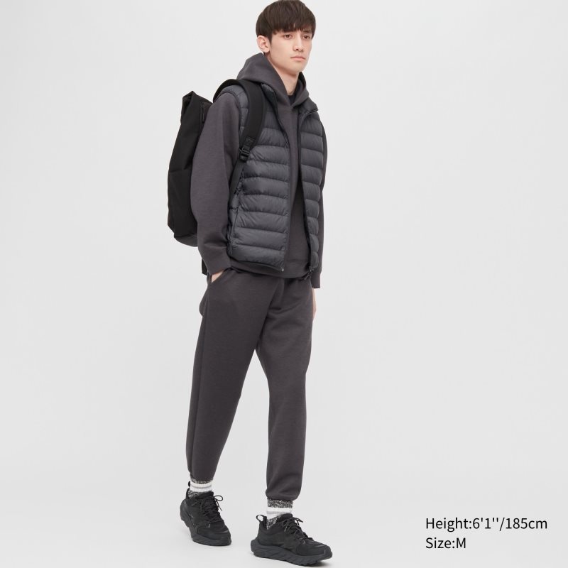 Navy Uniqlo Ultra Light Down Narrow Quilt Men Vest | 1674654