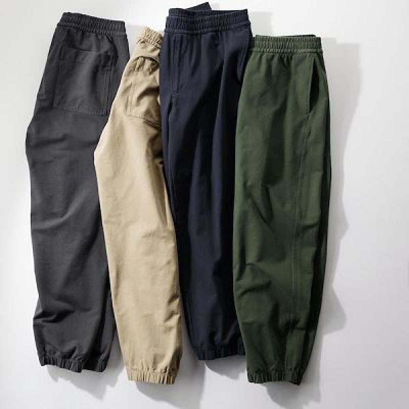 Navy Uniqlo Washed Jersey Women Joggers | 5322302