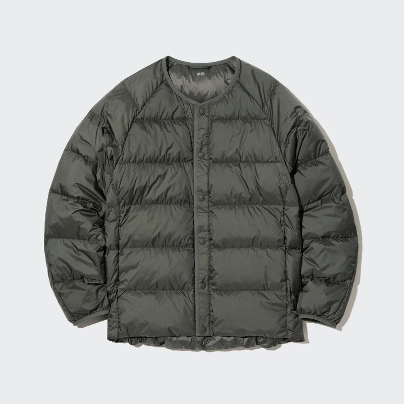 Olive Uniqlo Recycled Down Men Jackets | 9930957