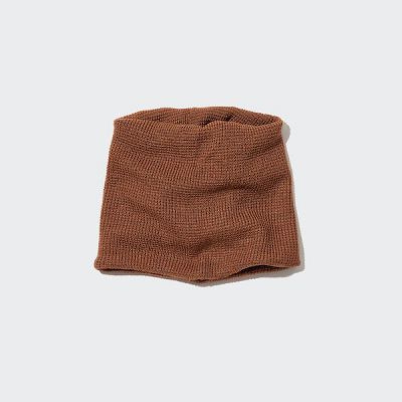 Orange Uniqlo HEATTECH Neck Women Neck Warmer | 4808861