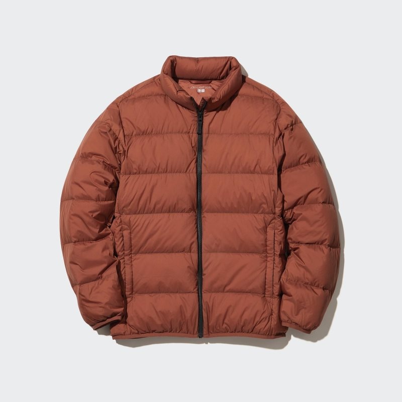 Orange Uniqlo Ultra Light Down 3d Cut Wide Quilt Men Jackets | 3443927
