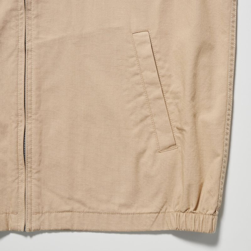 Pink Uniqlo Cotton Men Parka | 1262779
