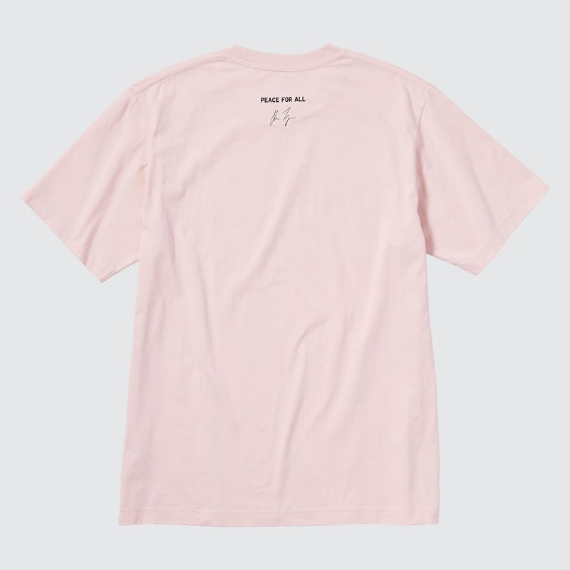 Pink Uniqlo Peace For All Short-sleeve Graphic Hana Tajima Men T Shirts | 3985930