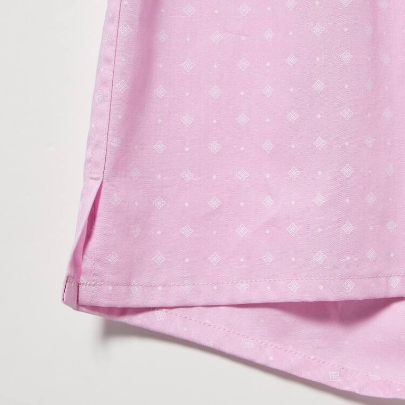 Pink Uniqlo Woven Patterned Boxer Men Underwear | 94999