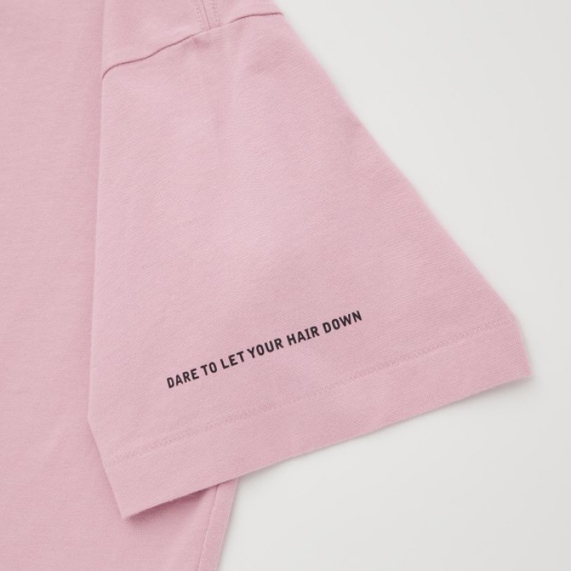 Purple Uniqlo Magic For All Favorites UT Short-Sleeve Women T Shirts | 9831945