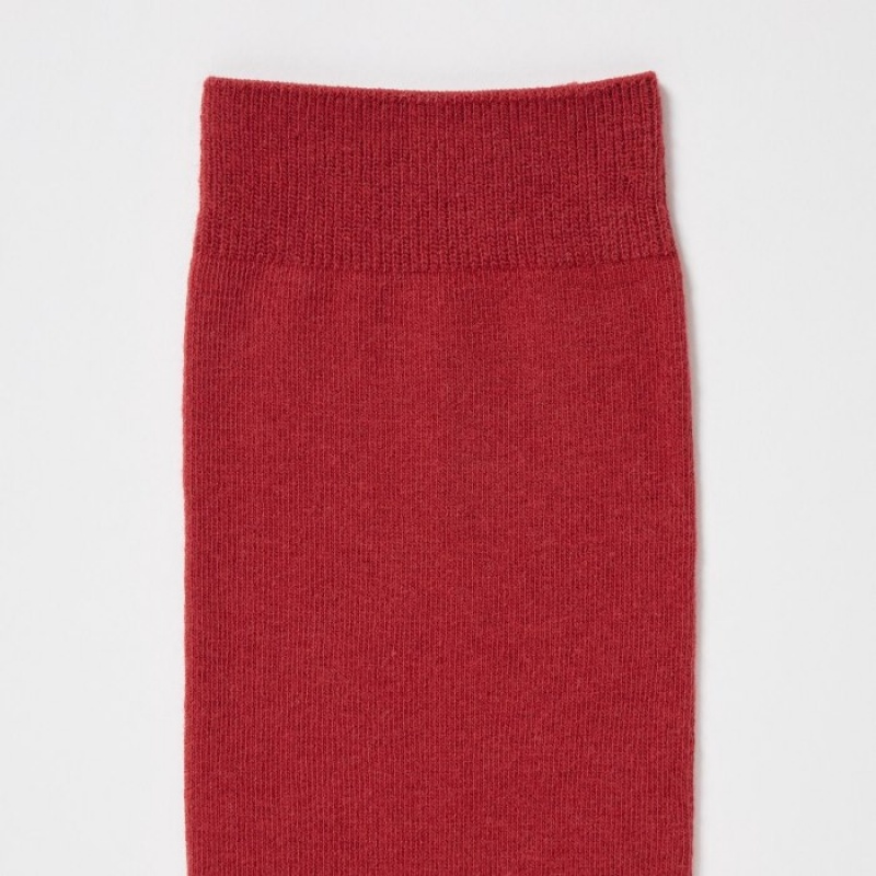 Red Uniqlo 3 Pack Women Socks | 9065207
