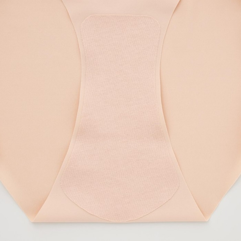 Red Uniqlo AIRism Ultra Seamless Regular Women Briefs | 3867837