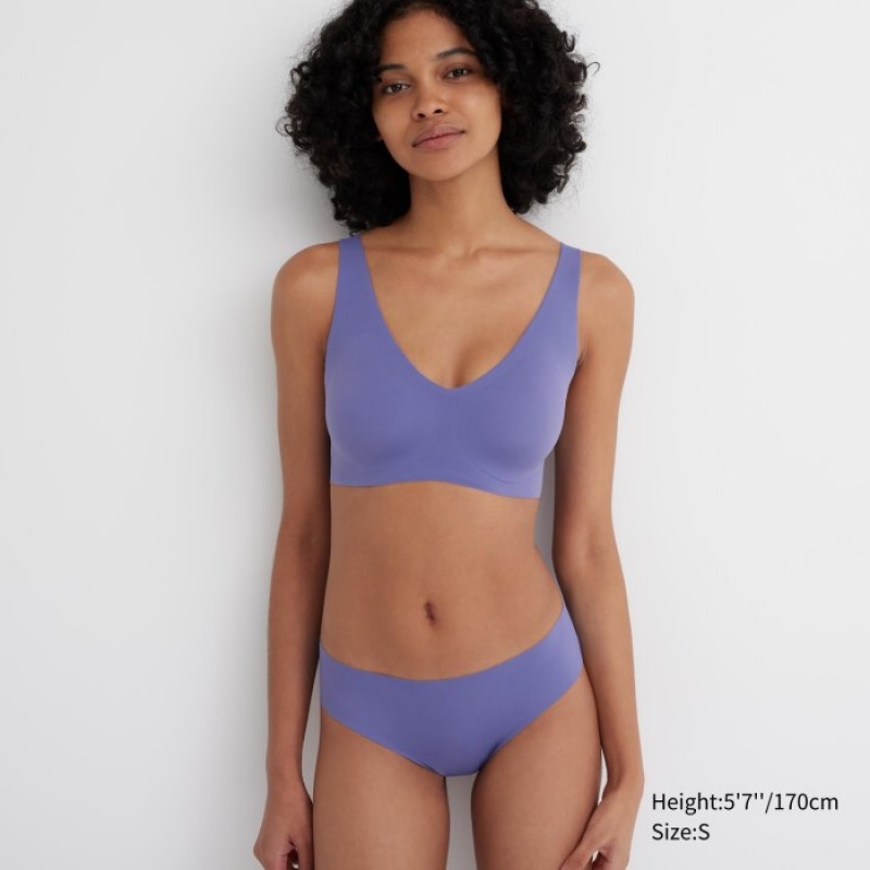 Red Uniqlo AIRism Ultra Seamless Regular Women Briefs | 7468824