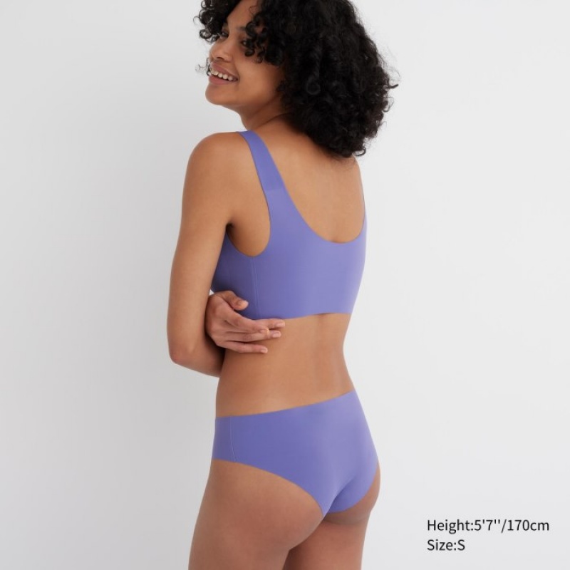 Red Uniqlo AIRism Ultra Seamless Regular Women Briefs | 7468824