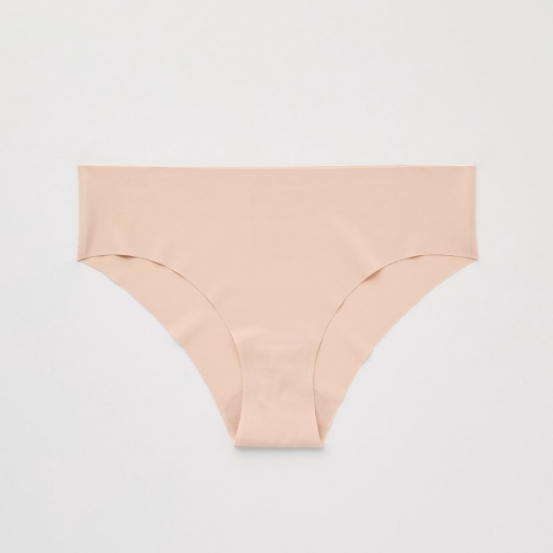 Red Uniqlo AIRism Ultra Seamless Regular Women Briefs | 7468824