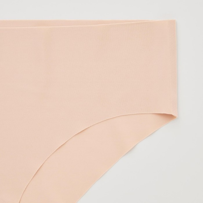 Red Uniqlo AIRism Ultra Seamless Regular Women Briefs | 7468824