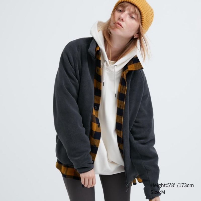 Red Uniqlo Full-Zip Women Fleece | 4549304