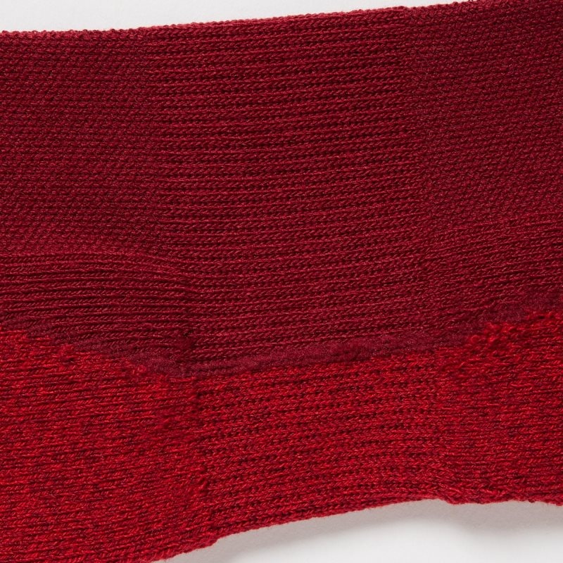 Red Uniqlo Sports Short Men Socks | 27815
