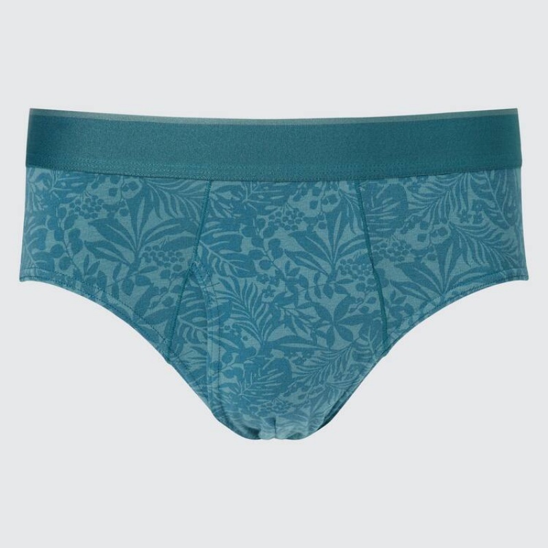 Turquoise Uniqlo Briefs Men Underwear | 294763